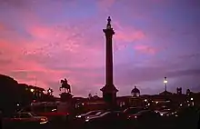 Nelson’s Column bei Sonnenuntergang