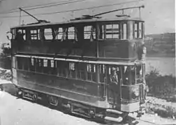 Doppelstocktriebwagen der Überlandstraßenbahn Castelli Romani, ab 1902