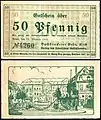 50&nbsp;Pfennig Notgeldschein (1920), RS: Kornmarkt