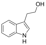 Struktur von Indol-3-ethanol