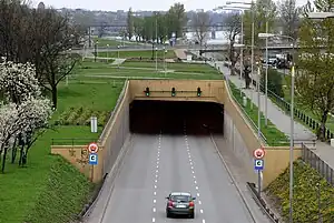 Wisłostrada-Tunnel