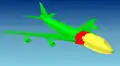 Die Zonen entsprechen bestimmten Bereichen des Flugzeuges