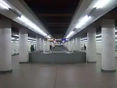 Unterirdischer Bahnhofsbereich