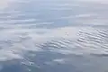 Undulatuswolken von oben gesehen