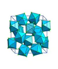 Kristallstruktur von Thorium(IV)-fluorid
