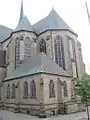 Apsis und Sakristei