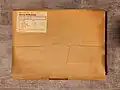 Verpackung von Thermoglasscheiben des VEB Thermoglas Maltitz von 1984