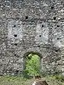 Mauer mit Verputzresten