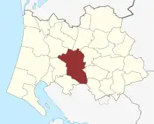 Lage des Varde Sogn in der Varde Kommune