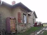 Ehemaliges Empfangsgebäude in Vasalja