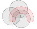 Venns Konstruktion mit n&nbsp;=&nbsp;4