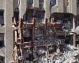 Schaden am Gebäude durch den Einsturz des WTC&nbsp;7
