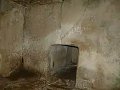 Blick in die Seitenkammer