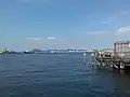 Blick vom Praça XV nach Niterói