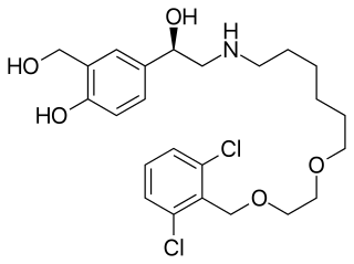 Strukturformel von Vilanterol