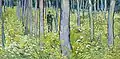 Vincent van Gogh:Unterholz mit wandelndem Paar1890
