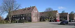 Zeilenbebauung in der Geniusbankstraße