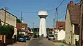 Wasserturm in der Rue Marius-Richez-et-Eusebio-Ferrari