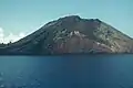 Vulcanello vom Meer aus gesehen