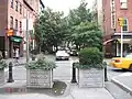 Blick von der 8th Avenue über die Jane Street in die W 4th Street