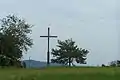 Das Gipfelkreuz an der Emberghütte