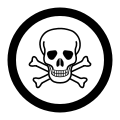 Klasse D-1Giftige und infektiöse Material (das unmittelbare und schwerwiegende Auswirkungen hervorhebt)