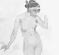 Akt-Studie, 1918
