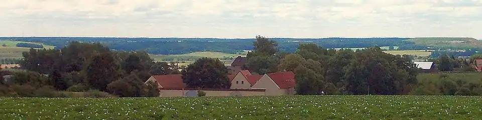 Piskowitz von der Wantewitzer Höhe gesehen (2014)