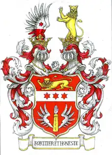 Wappen der Freiherren von Poschinger-Bray (2009)