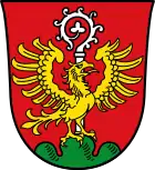 Wappen der Gemeinde Arberg, mehrfach redend