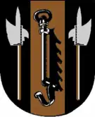 Borstel (Landkreis Diepholz), in der Mitte ein Kesselhaken