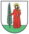 Ortswappen von Vilchband mit der hl.&nbsp;Regiswindis