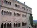 Palas der Wartburg, Hofseite (im 19. Jh. von der Krayenburg hierher umgesetzte Fenster), Thüringen