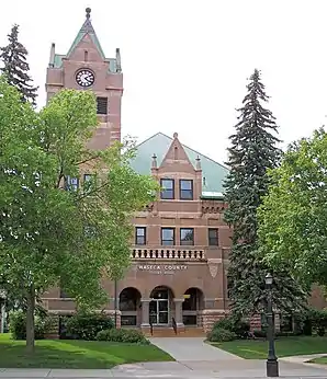 Waseca County Courthouse, gelistet im NRHP Nr. 82003070