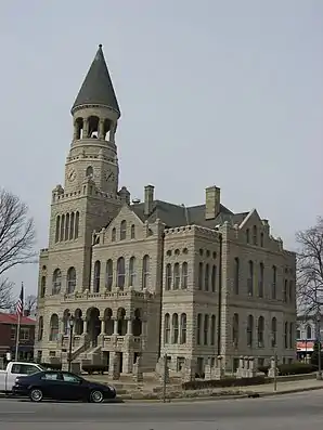 Washington County Courthouse, gelistet im NRHP Nr. 80000047