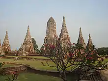 Der Wat Chai Watthanaram in Ayutthaya