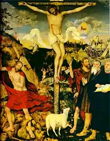 Lucas Cranach d. J.: Christus am Kreuz, nach&nbsp;1553