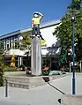 Weltenfahrer und Boot, Aluminiumguss, 2002, Ditzingen