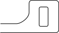 Wendekreis für ein 3-achsiges Müllfahrzeug, ca. 19,00&nbsp;m&nbsp;× 20,50&nbsp;m