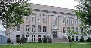 Das Wilkin County Courthouse in Breckenridge, gelistet im NRHP mit der Nr. 80002182