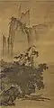 „Wind und Regen“ (風雨山水図). Ma Yuan (zugeschr.) Ende Südl. Song-Zeit, 13. Jh.