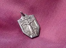 Silbermedaille László Budai