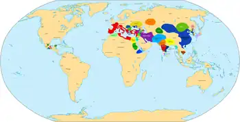 Globale territoriale Situation 50 v. Chr.