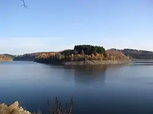 Der Stausee bei Radevormwald-Honsberg