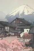 Fuji von Funatsu aus (1928)