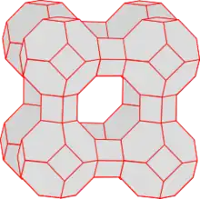 Struktur von Zeolith A