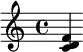 \relative c' { <c d f> }