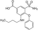 Strukturformel von Bumetanid