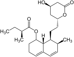 Struktur von Mevastatin