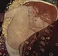Gustav Klimt: Danae, um 1907